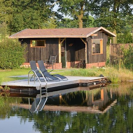 B&B Pipowagen "Het Wellnesst" Op Wellness Camping En B&B Stoltenborg Meddo Exterior photo