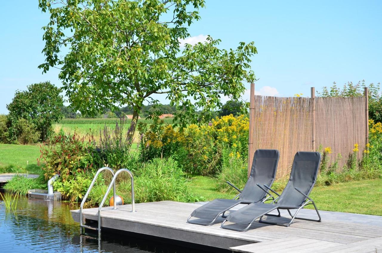 B&B Pipowagen "Het Wellnesst" Op Wellness Camping En B&B Stoltenborg Meddo Exterior photo