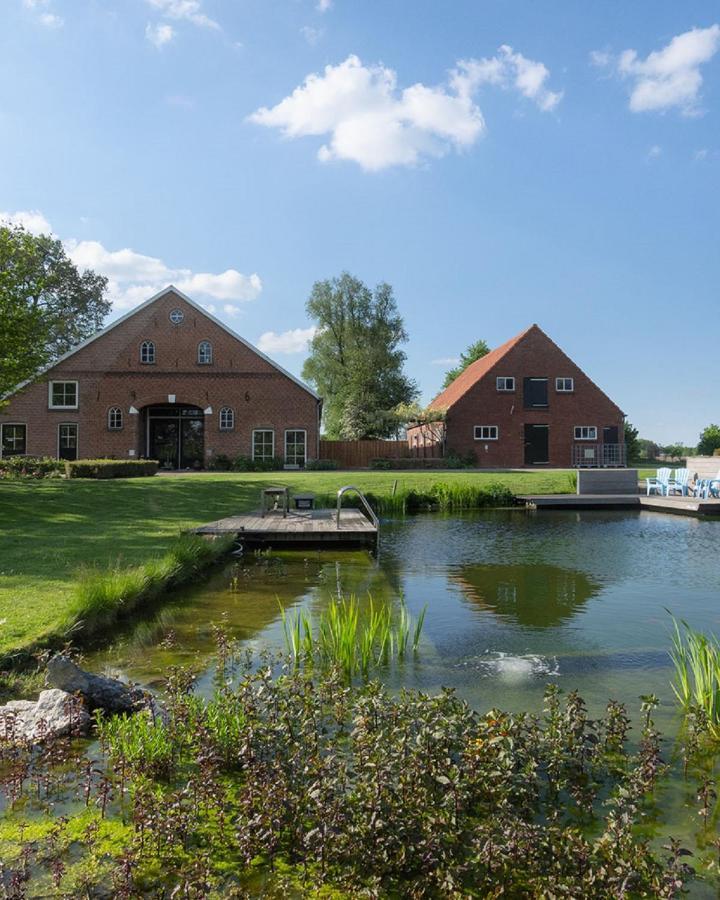 B&B Pipowagen "Het Wellnesst" Op Wellness Camping En B&B Stoltenborg Meddo Exterior photo